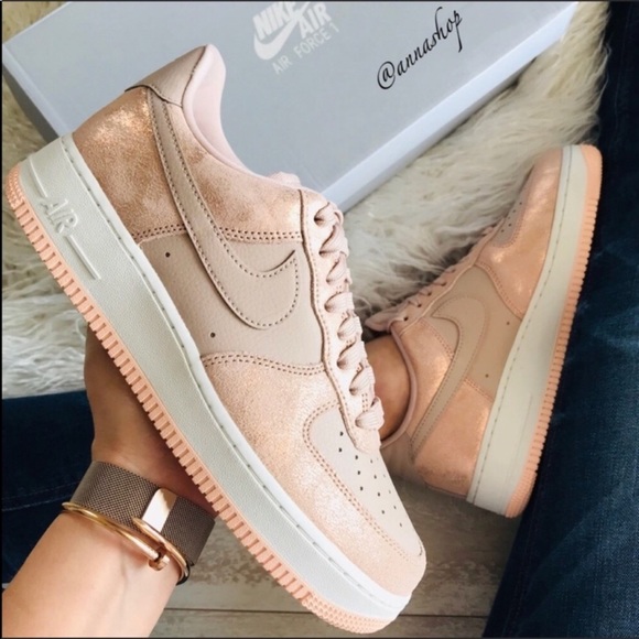 Nike Shoes - NWT Nike Air Force 1 Premium Rose Gold